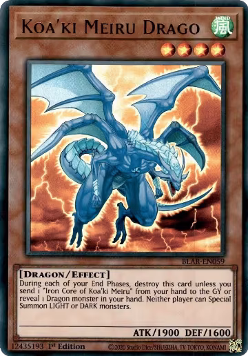 Koa'ki Meiru Drago (BLAR-EN059), Battles of Legend: Armageddon — Yu-Gi-Oh! card price