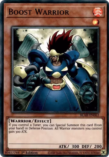 Boost Warrior (BLAR-EN063), Battles of Legend: Armageddon — Yu-Gi-Oh! card price