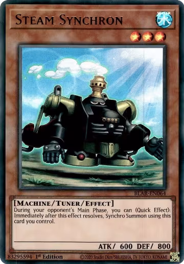 Steam Synchron (BLAR-EN064), Battles of Legend: Armageddon — Yu-Gi-Oh! card price
