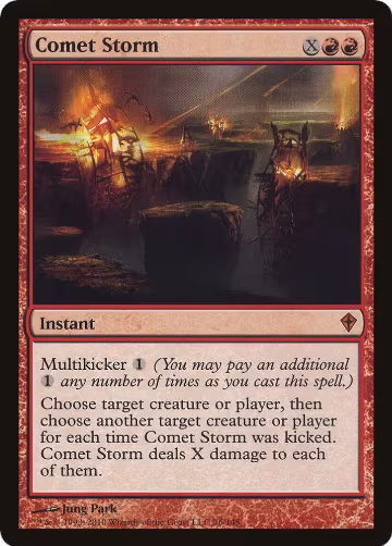 Comet Storm (Worldwake) (76), Oversize Cards — Magic card price