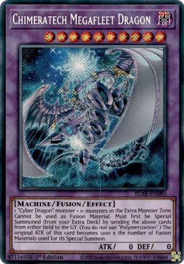 Chimeratech Megafleet Dragon (BLAR-EN085), Battles of Legend: Armageddon — Yu-Gi-Oh! card price