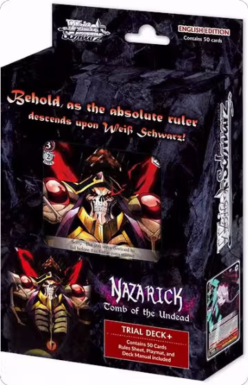 Nazarick: Tomb of the Undead Trial Deck+, Nazarick: Tomb of the Undead — Weiß Schwarz sealed product price
