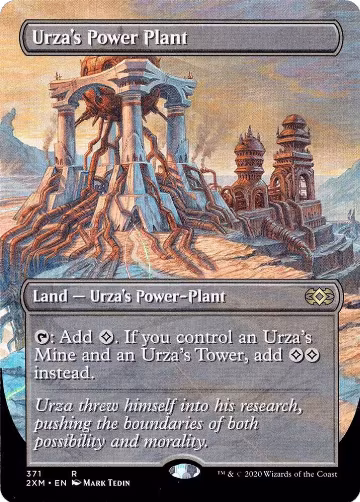Urza's Power Plant (Borderless) (371), Double Masters — Magic card price