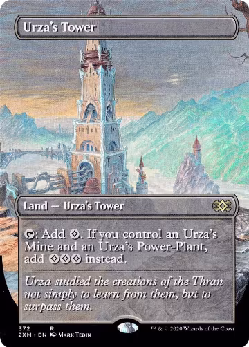Urza's Tower (Borderless) (372), Double Masters — Magic card price