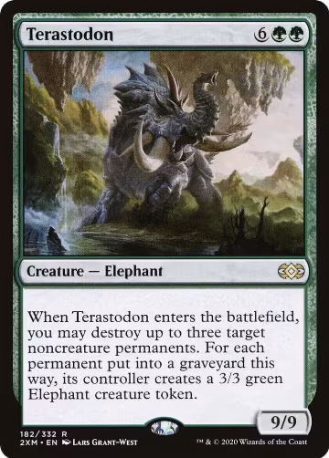 Terastodon (182), Double Masters — Magic card price