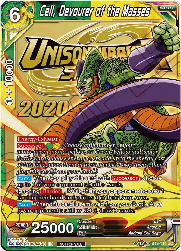 Cell, Devourer of the Masses (BT9-114), Tournament Promotion Cards — DB Super card price