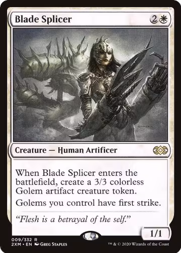 Blade Splicer (9), Double Masters — Magic card price