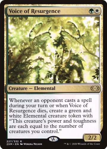 Voice of Resurgence (227), Double Masters — Magic card price