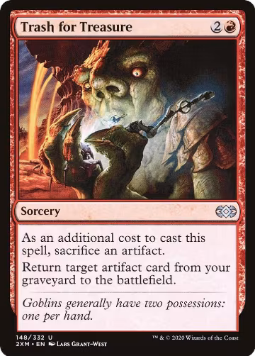 Trash for Treasure (148), Double Masters — Magic card price
