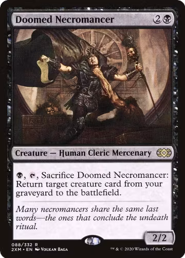 Doomed Necromancer (88), Double Masters — Magic card price