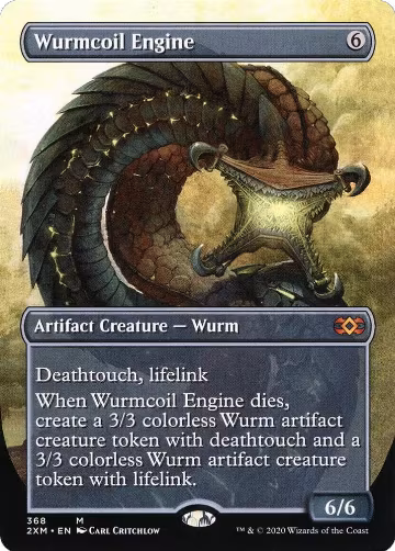 Wurmcoil Engine (Borderless) (368), Double Masters — Magic card price