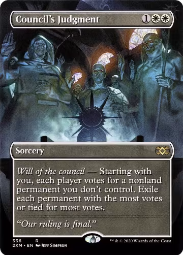 Council's Judgment (Borderless) (336), Double Masters — Magic card price
