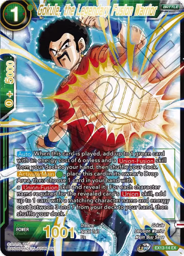 Gokule, the Legendary Fusion Warrior (EX13-14), Special Anniversary Set 2020 — DB Super card price