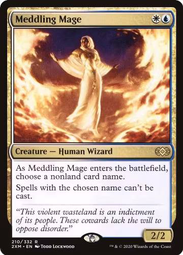 Meddling Mage (210), Double Masters — Magic card price