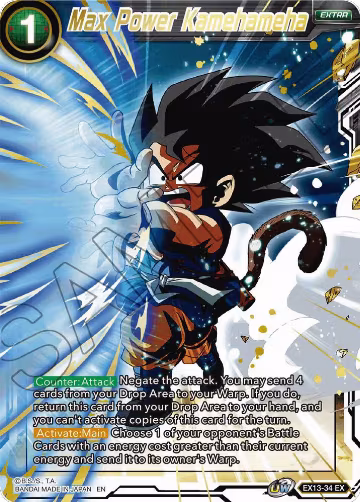 Max Power Kamehameha (EX13-34), Special Anniversary Set 2020 — DB Super card price