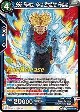 SS2 Trunks, for a Brighter Future (BT10-043), Rise of the Unison Warrior Pre-Release Cards — DB Super card price