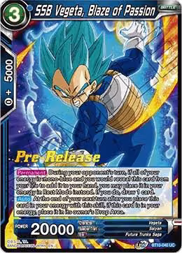 SSB Vegeta, Blaze of Passion (BT10-040) — card price