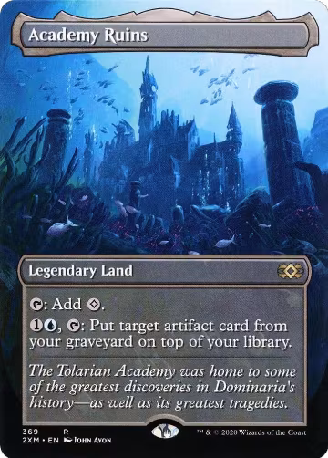 Academy Ruins (Borderless) (369), Double Masters — Magic card price
