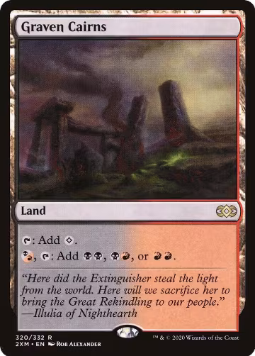 Graven Cairns (320), Double Masters — Magic card price