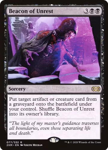 Beacon of Unrest (77), Double Masters — Magic card price