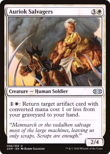 Auriok Salvagers (6), Double Masters — Magic card price