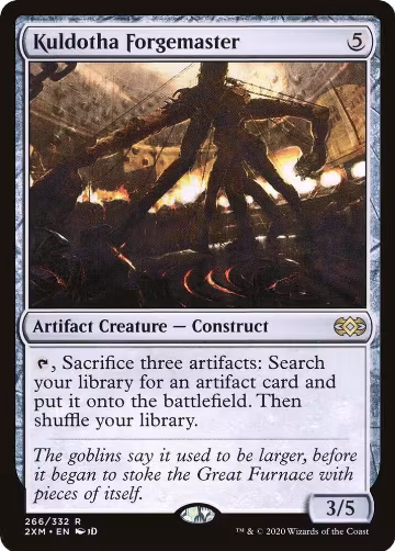Kuldotha Forgemaster (266), Double Masters — Magic card price