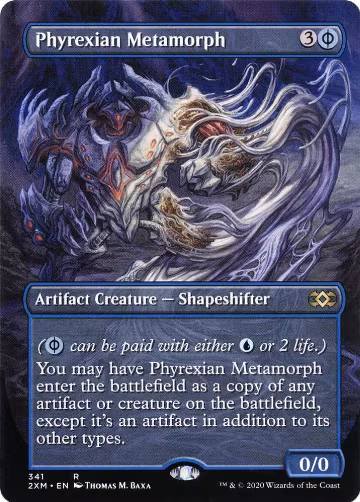Phyrexian Metamorph (Borderless) (341), Double Masters — Magic card price