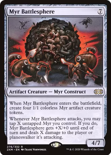 Myr Battlesphere (276), Double Masters — Magic card price