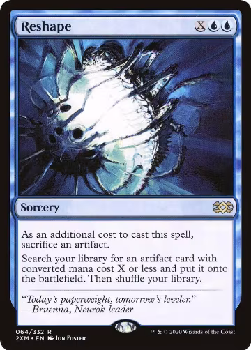 Reshape (64), Double Masters — Magic card price