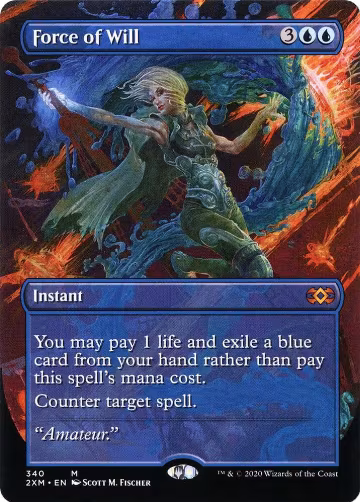Force of Will (Borderless) (340), Double Masters — Magic card price