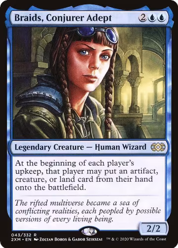 Braids, Conjurer Adept (43), Double Masters — Magic card price