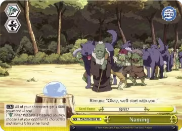 Naming (TSK/S70-TE09 TD), That Time I Got Reincarnated as a Slime — Weiß Schwarz card price