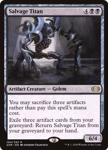 Salvage Titan (104), Double Masters — Magic card price