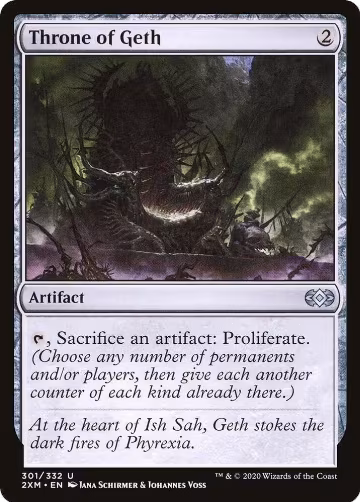 Throne of Geth (301), Double Masters — Magic card price