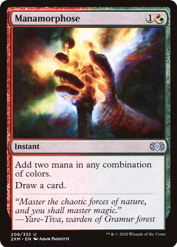 Manamorphose (208), Double Masters — Magic card price