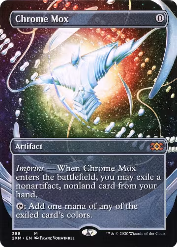 Chrome Mox (Borderless) (358), Double Masters — Magic card price