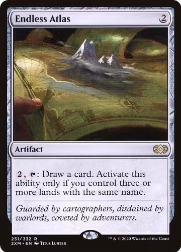 Endless Atlas (251), Double Masters — Magic card price
