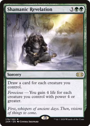 Shamanic Revelation (179), Double Masters — Magic card price