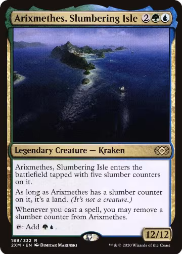 Arixmethes, Slumbering Isle (189), Double Masters — Magic card price