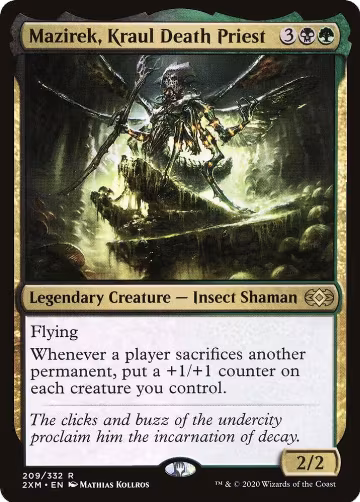 Mazirek, Kraul Death Priest (209), Double Masters — Magic card price