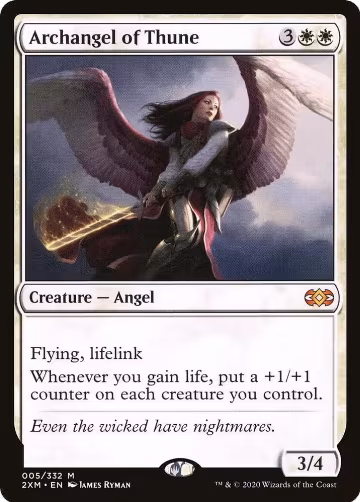 Archangel of Thune (5), Double Masters — Magic card price
