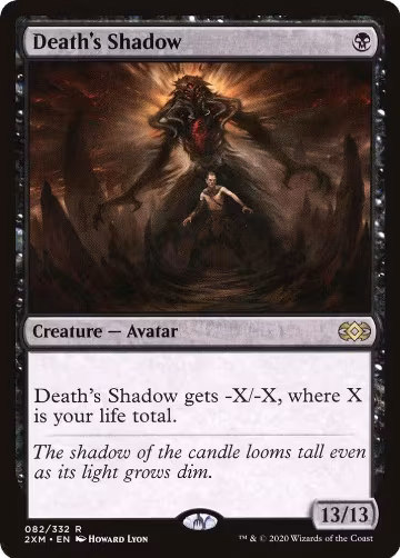 Death's Shadow (82), Double Masters — Magic card price