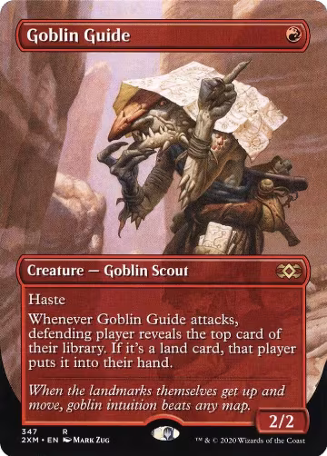 Goblin Guide (Borderless) (347), Double Masters — Magic card price