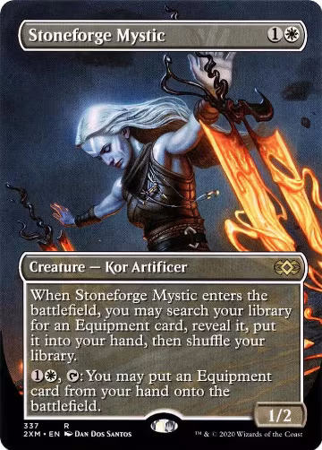 Stoneforge Mystic (Borderless) (337), Double Masters — Magic card price