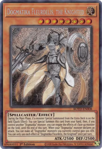 Dogmatika Fleurdelis, the Knighted (ROTD-EN008), Rise of the Duelist — Yu-Gi-Oh! card price