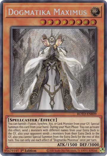 Dogmatika Maximus (ROTD-EN009), Rise of the Duelist — Yu-Gi-Oh! card price