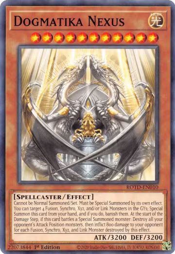 Dogmatika Nexus (ROTD-EN010), Rise of the Duelist — Yu-Gi-Oh! card price