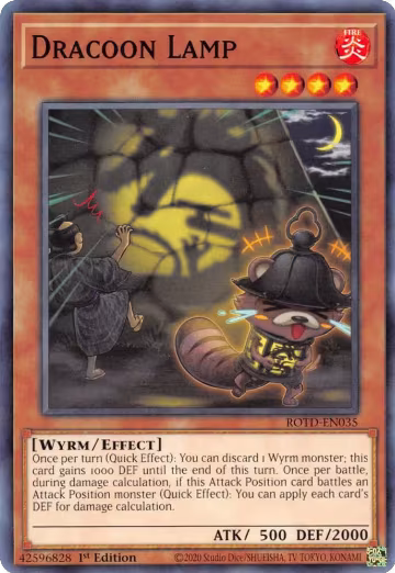 Dracoon Lamp (ROTD-EN035), Rise of the Duelist — Yu-Gi-Oh! card price