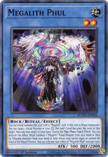 Megalith Phul (ROTD-EN036), Rise of the Duelist — Yu-Gi-Oh! card price
