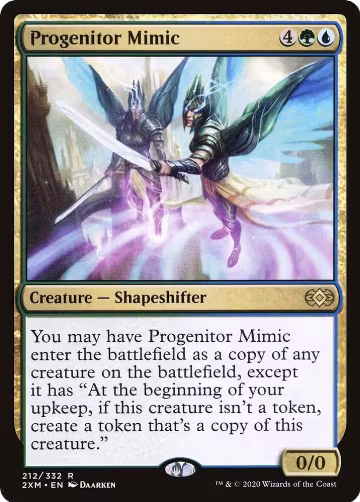 Progenitor Mimic (212), Double Masters — Magic card price